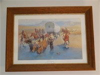 Framed print " The Immigrant", by Frederic