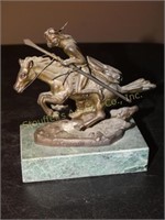 Frederic Remington Bronze sculpture, " Cheyenne"