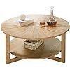 Wood Round Coffee Table