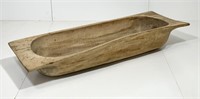 Large wooden trencher - 66" long,