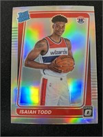 2021-22 DONRUSS OPTIC ISAIAH TODD PRIZM ROOKIE