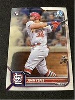 2022 BOWMAN JUAN YEPEZ ROOKIE