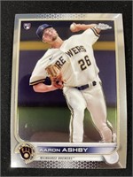 2022 TOPPS CHROME AARON ASHBY ROOKIE