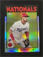 2021 TOPPS CHROME LUIS GARCIA 1986 TB ROOKIE