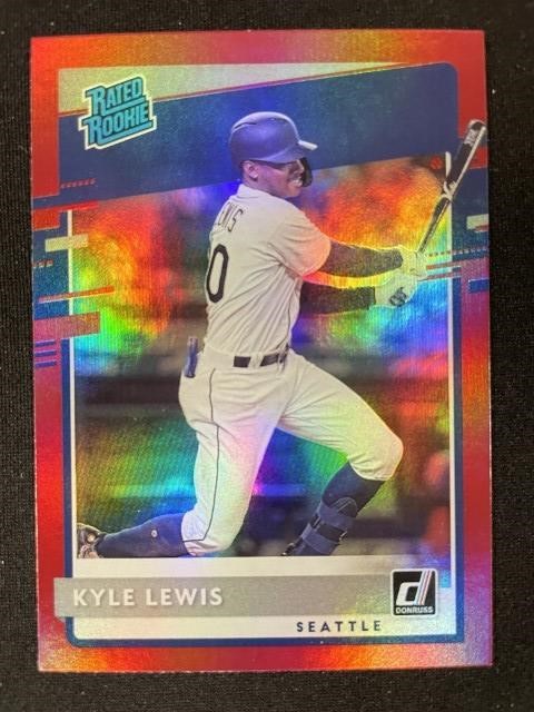 2020 DONRUSS KYLE LEWIS RATED ROOKIE RED