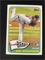 2021 TOPPS TB 65 IAN ANDERSON ROOKIE
