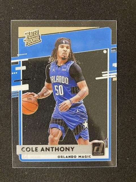2020-21 CLEARLY DONRUSS COLE ANTHONY RATED ROOKIE