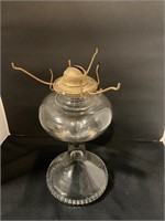 Glass oil lamp, no globe