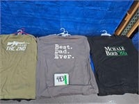 Lot of 3 t-shirts Movies TV Music and more Size 3X