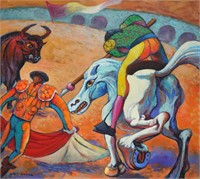 André Masson (1896-1987), Oil on Canvas
