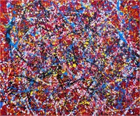 Jackson Pollock (1912-1956), Oil on Canvas