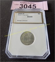 2005 P uncirculated graded coin