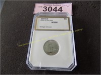 2005 D uncirculated graded coin