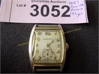 1927 Hamilton 14k gold fill wristwatch  running