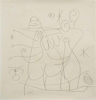 Joan Miro (1893-1983), Pencil on Paper