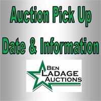 Auction Pickup- Thursday April 4th 3:00pm-6:00pm