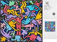 Keith Haring (1958-1990), Acrylic on Canvas