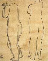 Sanyu (1895-1966), Pencil on Paper