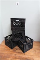 4 Stackable Crates