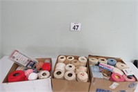 3 Boxes Crochet Thread