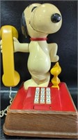 Vintage 1976 Snoopy and Woodstock Push Number