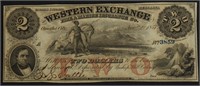 1857 2 $ REMAINDER NOTE CHOICE BU