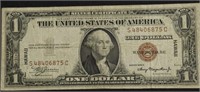 WW2 1 $ HAWAII EMERGENCY NOTE VF