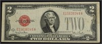 1928 TWO DOLLAR RED SEAL VF