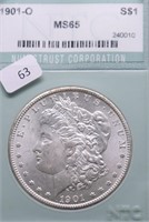 1901 O NTC MS 65 MORGAN DOLLAR