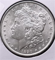 1890 CHOICE BU MORGAN DOLLAR