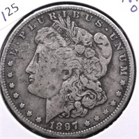 1897 O MORGAN DOLLAR VG