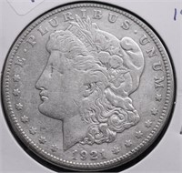 1921 S MORGAN DOLLAR VF