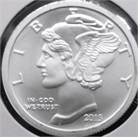 1 OZ .999 SILVER ROUND