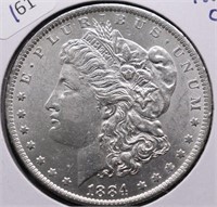 1884 O CHOICE BU MORGAN DOLLAR