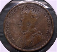 1916 CANADA LARGE CENT XF