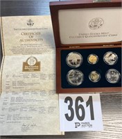 Coin Set Contains (2) $5 Gold, (2) 1 oz. Silver