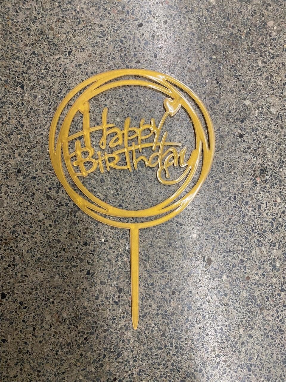 Happy Birthday Cake Toppers