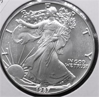 1987 SILVER EAGLE GEM