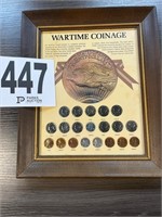 Framed Wartime Coinage