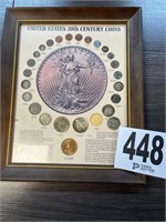 US Framed 20th Century Coins