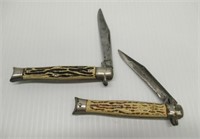 (2) Colonial folding knives.
