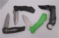 (4) Assorted pocket knives.