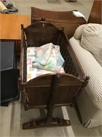 Wood Rocking Crib