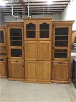 Large wood Entertainment Center