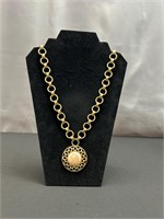 Vintage Monet pendant with big chain