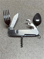 Multiuse, survival knife by protocol