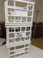 (3) Plastic Sterilite Crates