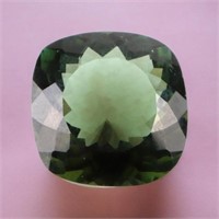 19.0CT CUSHION TSAVORITE GARNET LOOSE GEMSTONE