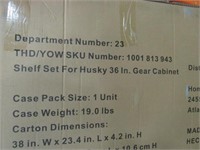 SHELF SET FOR HUSKY 36" GEAR CABINET, NIB, SKU #1