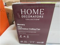 HOME DECORATORS 52" LED CEILING FAN